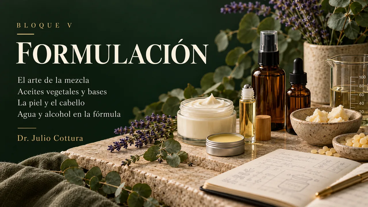 Portada del bloque V: Formulación